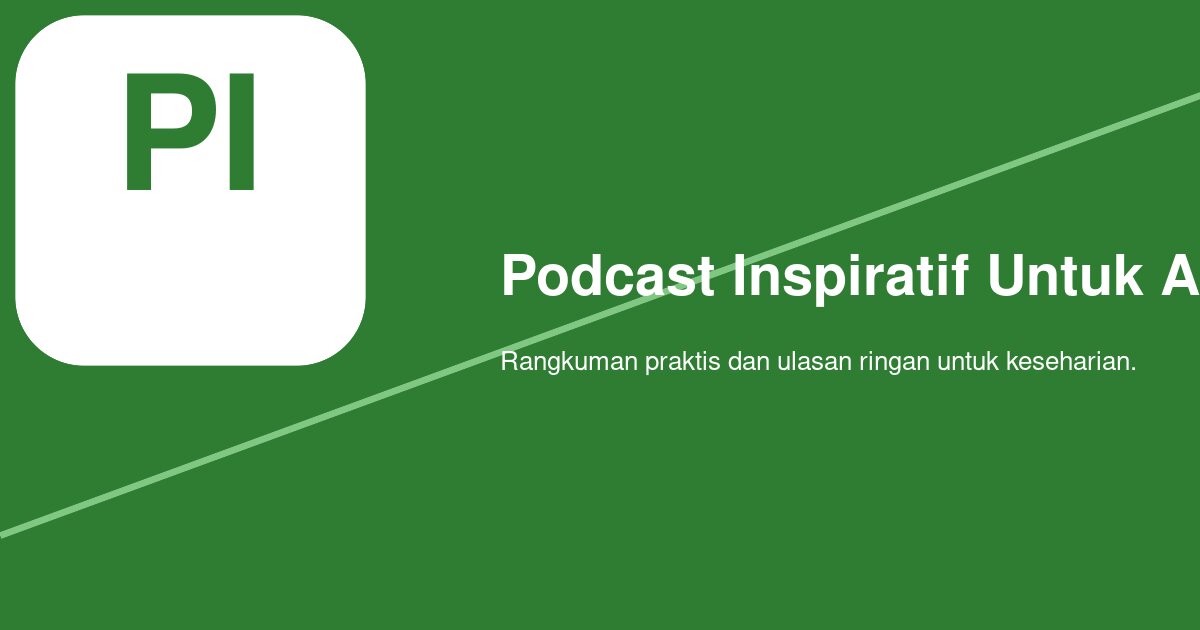 Podcast Inspiratif untuk Anak Muda: Belajar dari Cerita Ibu Bekerja soal Work-Life Balance